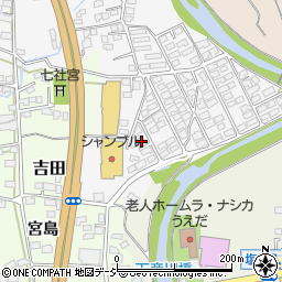 長野県上田市築地102-8周辺の地図