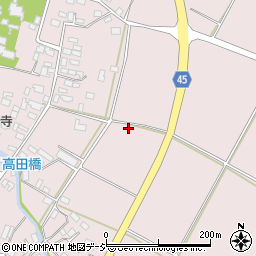 栃木県真岡市高田周辺の地図