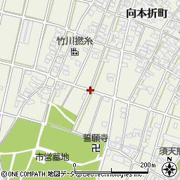 石川県小松市向本折町ヲ周辺の地図