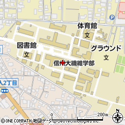 信州大学繊維学部　ＳＶＢＬ施設周辺の地図