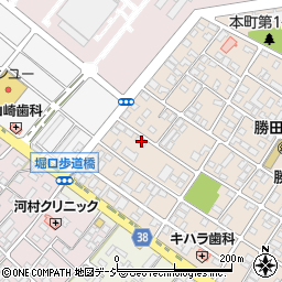 茨城県ひたちなか市勝田本町18-22周辺の地図