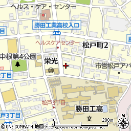 茨城県ひたちなか市松戸町周辺の地図