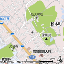 茨城県水戸市松本町15-4周辺の地図
