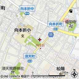 石川県小松市向本折町（巳）周辺の地図