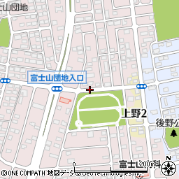 中根上野公園周辺の地図