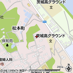 茨城県水戸市松本町11-19周辺の地図