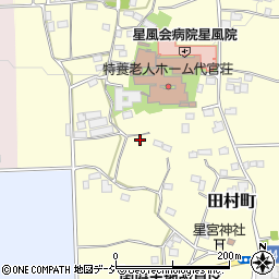 栃木県栃木市田村町947周辺の地図