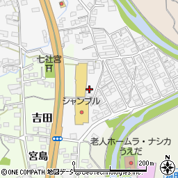 長野県上田市築地153周辺の地図