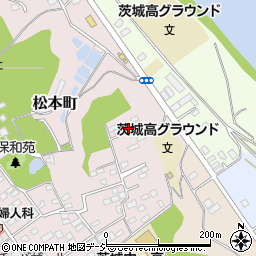 茨城県水戸市松本町11-17周辺の地図