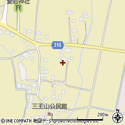栃木県下野市三王山周辺の地図