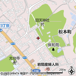 茨城県水戸市松本町15-7周辺の地図