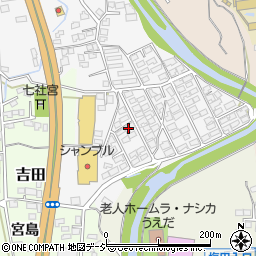 長野県上田市築地102-19周辺の地図