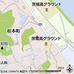 茨城県水戸市松本町11-16周辺の地図