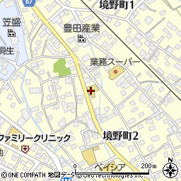 群馬三菱桐生店周辺の地図