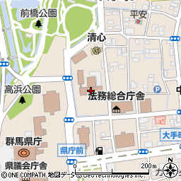 前橋地方裁判所周辺の地図