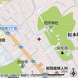 茨城県水戸市松本町15-9周辺の地図