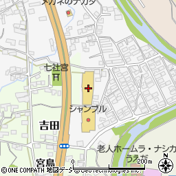 長野県上田市築地154周辺の地図