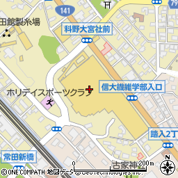 イオン上田ショッピングセンター１階屋根付駐車場周辺の地図