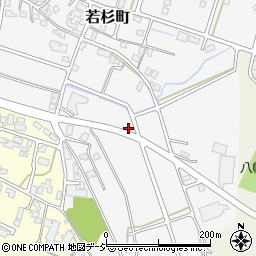石川県小松市若杉町（ア）周辺の地図