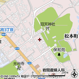 茨城県水戸市松本町15-15周辺の地図