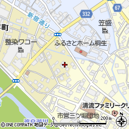 群馬県桐生市琴平町6-37周辺の地図