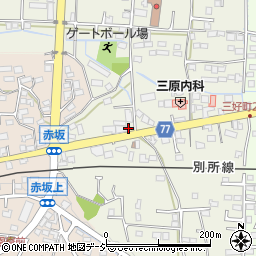 竹内製綿　コンフォートシューズ事業部周辺の地図
