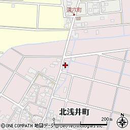 石川県小松市北浅井町（ハ）周辺の地図