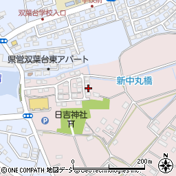 茨城県水戸市中丸町455-17周辺の地図