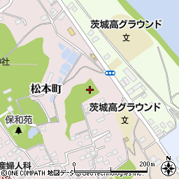 茨城県水戸市松本町12周辺の地図