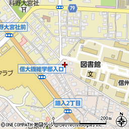 ファミリーマート上田踏入二丁目店周辺の地図