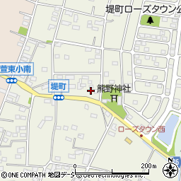 〒371-0003 群馬県前橋市堤町の地図