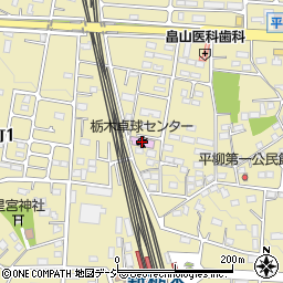 栃木卓球センター周辺の地図