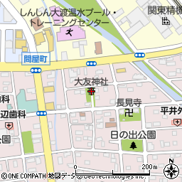 大友神社周辺の地図