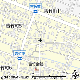石川県小松市吉竹町レ周辺の地図