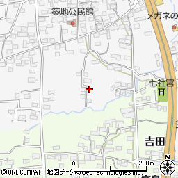 長野県上田市築地171周辺の地図
