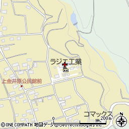 ラジエ工業榛名工場周辺の地図