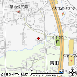 長野県上田市築地167周辺の地図