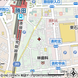 リパーク勝田駅前第３駐車場周辺の地図