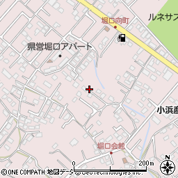 茨城県ひたちなか市堀口周辺の地図