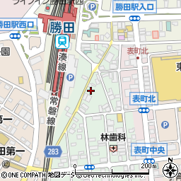 勝田停車場線周辺の地図