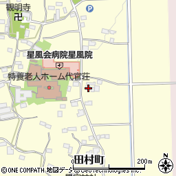栃木県栃木市田村町816周辺の地図