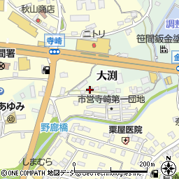 茨城県笠間市寺崎914周辺の地図