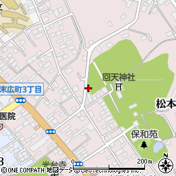 茨城県水戸市松本町16-6周辺の地図