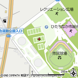 ひたちなか市総合運動公園テニスコート周辺の地図