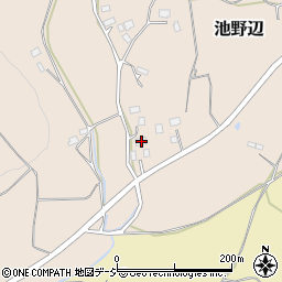 茨城県笠間市池野辺2059周辺の地図