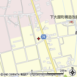 群馬県前橋市下大屋町279周辺の地図