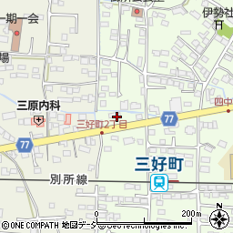ファミリーマート上田三好町店周辺の地図