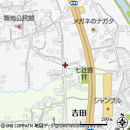 長野県上田市築地165周辺の地図