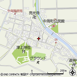 石川県小松市中海町（チ）周辺の地図