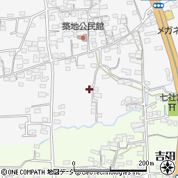 長野県上田市築地174周辺の地図